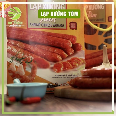 Lạp Xưởng Tôm Tân Huê 500g Cao Cấp Sóc Trăng, Miền Tây, Quà Tết, Giá 198.000 VND