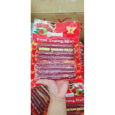Lạp Xưởng Tôm Trứng Muối Khô 1kg Quảng Trân 1.950 - Giá giảm 190k, giá gốc 228k