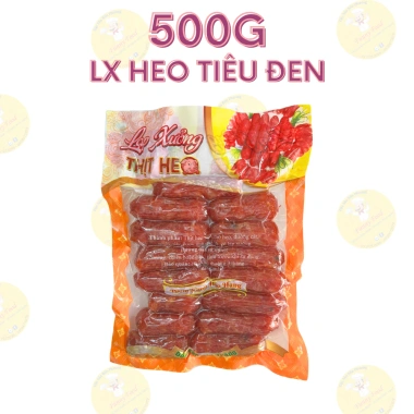 Lạp Xưởng Tôm Trứng Muối Sóc Trăng 500g - Heo Khô Thơm Ngon - FunnyFood 89k