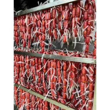 Lạp xưởng trứng muối 5kg Khởi Bách Hưng - Giá 850.000đ, hương vị truyền thống, không kèm quà 5