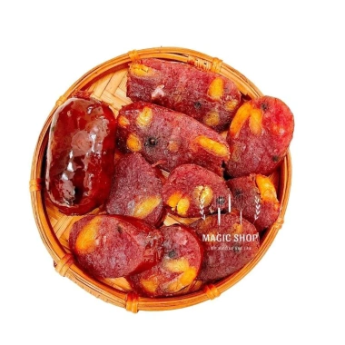 Lạp Xưởng trứng muối sấy dẻo 500g Long An nhiều nạc - Giá ưu đãi 135k