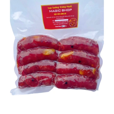 Lạp Xưởng trứng muối sấy dẻo 500g Long An nhiều nạc - Giá ưu đãi 135k
