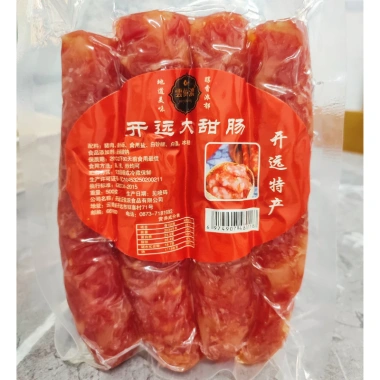 Lạp Xưởng Tươi Hong Kong 500g - Thơm Ngon, Nhiều Nạc, Túi Hút Chân Không, Quà Tết Luka Food