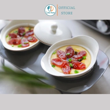 Lạp Xưởng Tươi Hong Kong 500g - Thơm Ngon, Nhiều Nạc, Túi Hút Chân Không, Quà Tết Luka Food