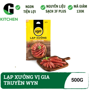 Lạp xưởng vị gia truyền Wyn G Kitchen - Đậm đà, giá chỉ 56.000₫ 2 Lạp xưởng vị gia truyền Wyn G Kitchen - Đậm đà, giá chỉ 56.000₫ 2