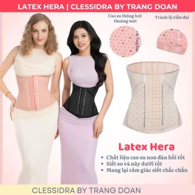 Latex Hera Đai Nịt Bụng Tuỳ Biến Clessidra - Thiết kế độc đáo, giảm vòng bụng, giá ưu đãi 639.000₫