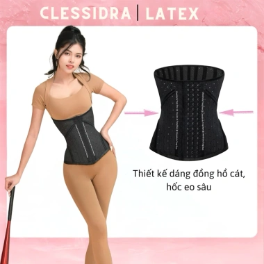 Latex Hera Đai Nịt Bụng Tuỳ Biến Clessidra - Thiết kế độc đáo, giảm vòng bụng, giá ưu đãi 639.000₫ 4 Latex Hera Đai Nịt Bụng Tuỳ Biến Clessidra - Thiết kế độc đáo, giảm vòng bụng, giá ưu đãi 639.000₫ 4