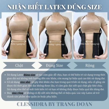 Latex Hera Đai Nịt Bụng Tuỳ Biến Clessidra - Thiết kế độc đáo, giảm vòng bụng, giá ưu đãi 639.000₫