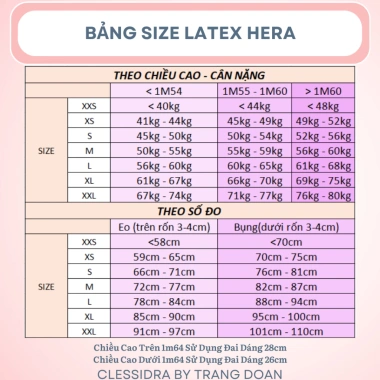 Latex Hera Đai Nịt Bụng Tuỳ Biến Clessidra - Thiết kế độc đáo, giảm vòng bụng, giá ưu đãi 639.000₫
