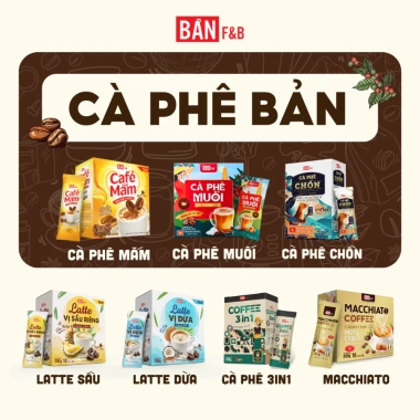 Latte Sữa Dừa thơm ngon, cà phê hòa tan gói tiện lợi - Giá chỉ 79.000đ