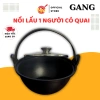 Lẩu 1 người gang 18cm tiện lợi - BANA COOK đồ dùng bếp giá chỉ 169.000đ