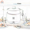 Lẩu điện Acutuna đa năng - Nồi hấp, nồi mì, bít tết, bánh bao, Pasta, giảm 18% còn 257.400₫ 4