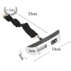 LCD kỹ thuật số cân du lịch 110lb/50kg - Vali hành lý điện tử đo trọng lượng chính xác, giá 101.860₫ 9