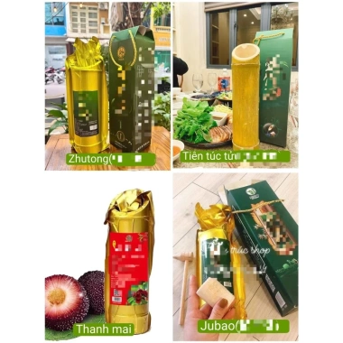 Lẻ ống Mix ống tre Xanh và Đỏ Hỏa tốc HN, quà tặng ý nghĩa, giá ưu đãi 880k