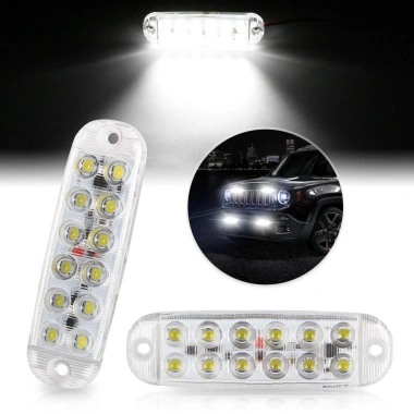 LED 12 Đèn Xe Tải Trailer Bên - Đèn Báo An Toàn, Phanh, Tín Hiệu, Giá 41.800₫