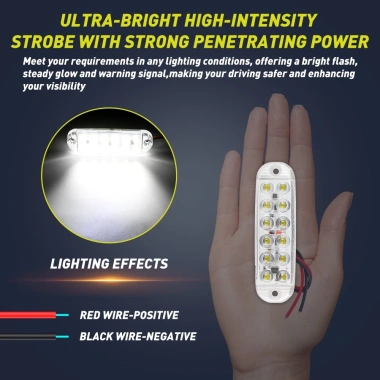 LED 12 Đèn Xe Tải Trailer Bên - Đèn Báo An Toàn, Phanh, Tín Hiệu, Giá 41.800₫