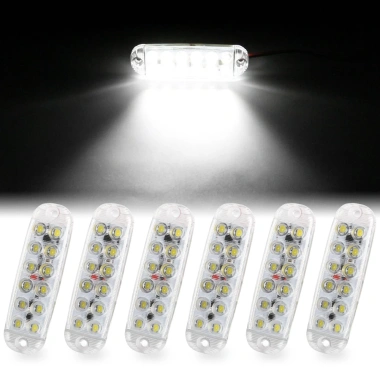 LED 12 Đèn Xe Tải Trailer Bên - Đèn Báo An Toàn, Phanh, Tín Hiệu, Giá 41.800₫
