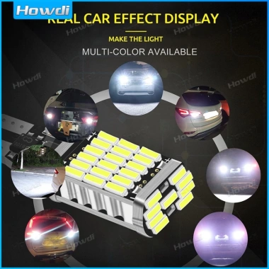 LED Car T15 4.014 45SMD 16W Trắng Canbus DC 12V Dự Phòng Ngược Đèn Đỗ Xe 3