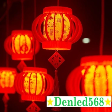 LED đèn lồng đỏ Vạn Sự Như Ý 3m/5m - Đón Tết, xuân, ngoài trời chống nước, giảm 119k