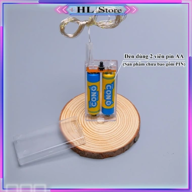 Led Fairylight hạt gạo - Có nháy và không nháy, dùng pin AA tiện lợi, mẫu mới giá 19.500 VND 4