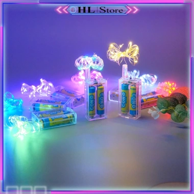 Led Fairylight hạt gạo - Có nháy và không nháy, dùng pin AA tiện lợi, mẫu mới giá 19.500 VND 6