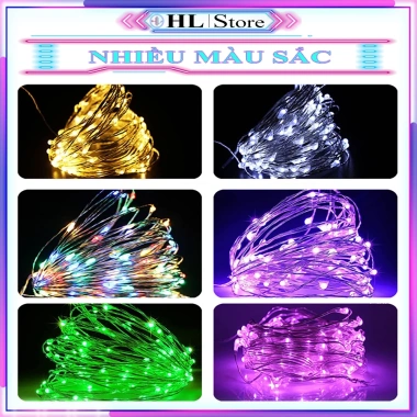 Led Fairylight hạt gạo - Có nháy và không nháy, dùng pin AA tiện lợi, mẫu mới giá 19.500 VND 8