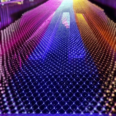 Led lưới mắt cáo 3x2m chống nước ngoài trời - Đèn rèm nhiều chế độ, giảm giá 149k 9