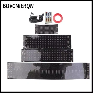 LED Matrix Panel USB 5V Linh Hoạt RGB Pixel – Hiển Thị Tin Nhắn Graffiti cho Ô Tô, Cửa Hàng 9