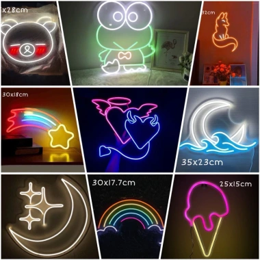 Led Neon Trang Trí A2 Nhiều Mẫu - Giá 150.000đ, Giảm Đặc Biệt, Ánh Sáng Sặc Sỡ
