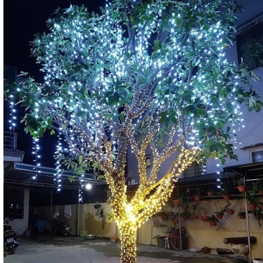 Led quấn cây chống nước F5 Đèn trang trí ngoài trời, chịu mưa nắng, sáng rực, giá 21.854₫ 10