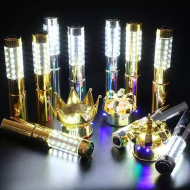 LED Strobe Champagne Sparkler cho KTV Bar - Đèn flash chai rượu vang đẹp, giá 128k giảm còn 100k