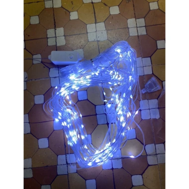 LED thác nước 3m 10 sợi thả mành dài, đèn nháy chống nước, giá chỉ 135.000₫ 6