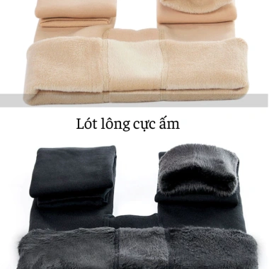 Legging màu quần tất lót lông siêu ấm, Freesize 40‑75kg, chỉ 102.000₫