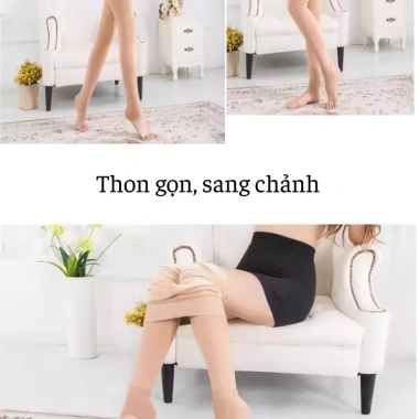 Legging màu quần tất lót lông siêu ấm, Freesize 40‑75kg, chỉ 102.000₫