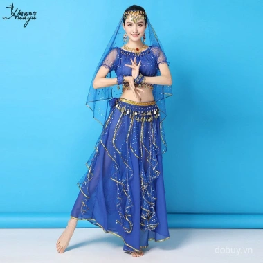 Lehenga Ấn Độ nữ sang trọng cho Deepavali và khiêu vũ dân tộc - Giá ưu đãi 480k 3 Lehenga Ấn Độ nữ sang trọng cho Deepavali và khiêu vũ dân tộc - Giá ưu đãi 480k 3