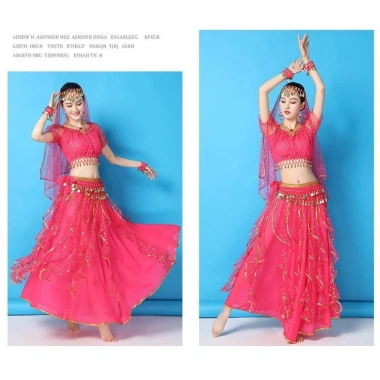 Lehenga Ấn Độ nữ sang trọng cho Deepavali và khiêu vũ dân tộc - Giá ưu đãi 480k 9 Lehenga Ấn Độ nữ sang trọng cho Deepavali và khiêu vũ dân tộc - Giá ưu đãi 480k 9