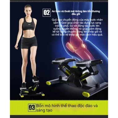 Leikefitness SIDE STEPPER - Máy chạy bộ tại chỗ đa chức năng cầm tay giảm cân 975.000đ