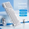 Leilin Z99 Ice Pha Lê Trong Suốt Không Dây Bluetooth – Bàn Phím & Chuột Cơ Im Lặng, Quà Tặng Văn Phòng 721.906đ