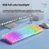 Leilin Z99 Ice Pha Lê Trong Suốt Không Dây Bluetooth – Bàn Phím & Chuột Cơ Im Lặng, Quà Tặng Văn Phòng 721.906đ 4