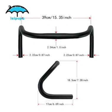 Leipula Tay Lái Xe Đạp 390mm - Cầm Chắc Chắn, Dễ Lắp Đặt, Thoải Mái Khi Đạp 4