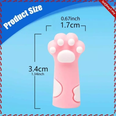 Leipupa 10 miếng Đan Pin Nút Chặn Cat Paw Silicone - Đầu Nắp, Dụng Cụ Đan Dành Cho Mới, Giá 77.000đ