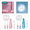 Leipupa 2 miếng vợt cầu lông trong nhà ngoài trời, kèm túi đựng cho sân cỏ & biển – 233.280₫ 7