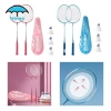 Leipupa 2 miếng vợt cầu lông trong nhà ngoài trời, kèm túi đựng cho sân cỏ & biển – 233.280₫ 8