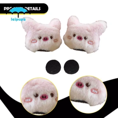 Leipupa 2 Mũ Bảo Hiểm Trang Trí Vui Nhộn Đầu Động Vật Phụ Kiện Xe Đạp Trượt Tuyết