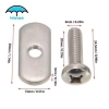 Leipupa Bộ 4 Kayak Thuyền Biển - Thiết Bị Theo Dõi và Vít Gắn Chắc, Giá 95.700 VND 3