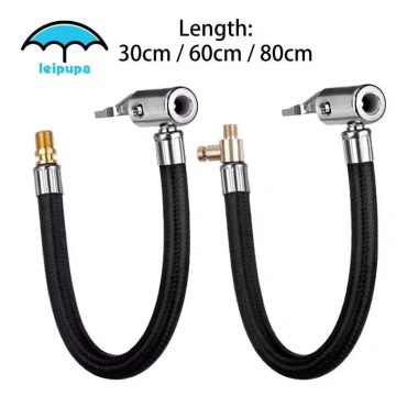 Leipupa Bộ Bơm Hơi Ô Tô - Ống Nối Dài & Adapter Chống Rỉ, Giá Ưu Đãi 78.100₫