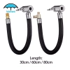 Leipupa Bộ Bơm Hơi Ô Tô - Ống Nối Dài & Adapter Chống Rỉ, Giá Ưu Đãi 78.100₫ 6