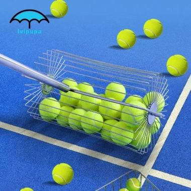 Leipupa Collector Bóng Tennis và Pickleball Điều Chỉnh Được Thép Không Gỉ Dễ Dàng Thu Nhặt Cho Câu Lạc Bộ