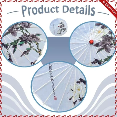 Leipupa Dầu Giấy Ô Đa Năng 82cm - Nhảy Dù Phương Đông cho Cô Dâu & Tiệc Cưới 4