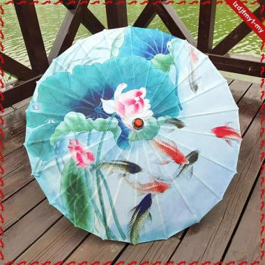 Leipupa Dầu Giấy Ô Đa Năng 82cm - Nhảy Dù Phương Đông cho Cô Dâu & Tiệc Cưới 7